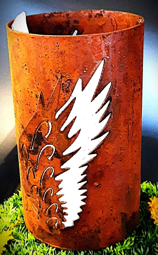 Windlicht Flügel ( Von Unten nach Oben )