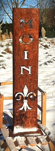 Schild klein, Moin Lilie