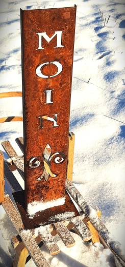 Schild klein, Moin Lilie