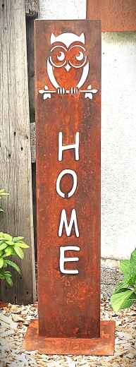 Schild klein, Home Eule
