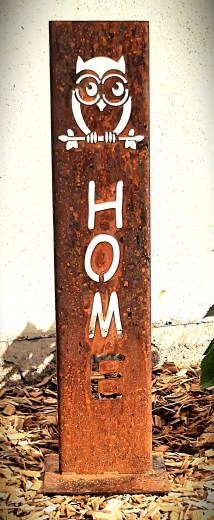 Schild klein, Home Eule