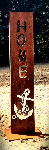 Schild Home Anker Kette