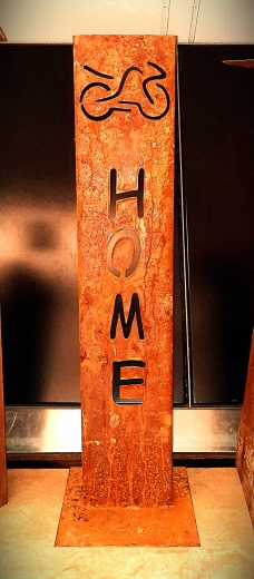 Schild Home Motorrad ( verspielt )