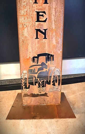 Schild Willkommen Trecker