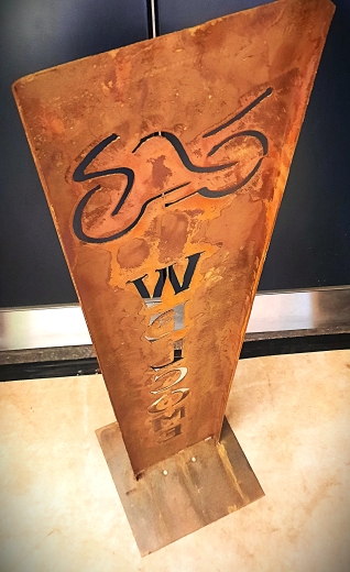 Schild Welcome Motorrad ( verspielt )