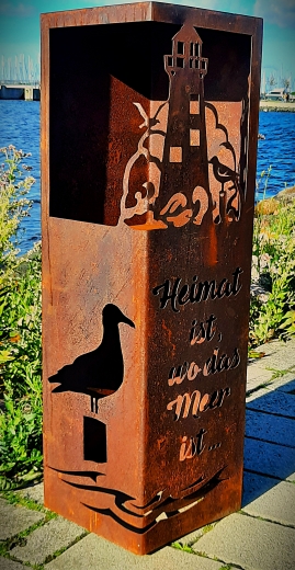 Heimat ist, wo dass Meer ist... Leuchtturm Möwe