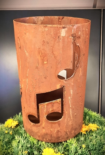 Windlicht Noten / Notenschlüßel