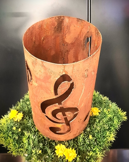 Windlicht Noten / Notenschlüßel