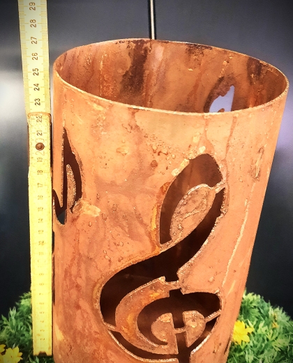 Windlicht Noten / Notenschlüßel