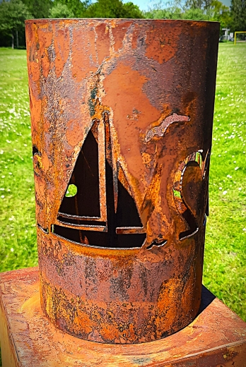 Windlicht Herzlinie-Segelschiff