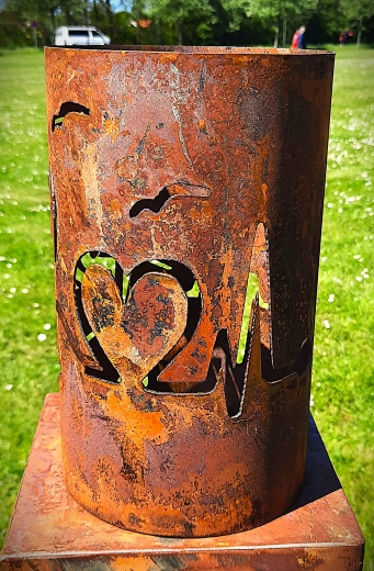 Windlicht Herzlinie-Standkorb