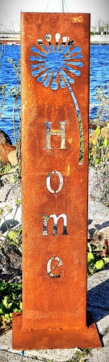 Schild klein, Home Pusteblume