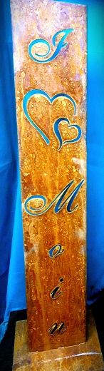 Schild I ( Herz) Love Moin