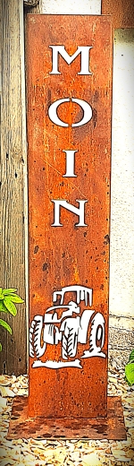 Schild Moin Trecker