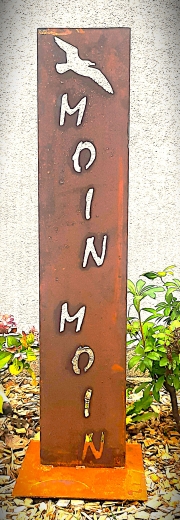 Schild Moin Moin Möwe