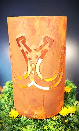 Windlicht Doppeltes Hufeisen