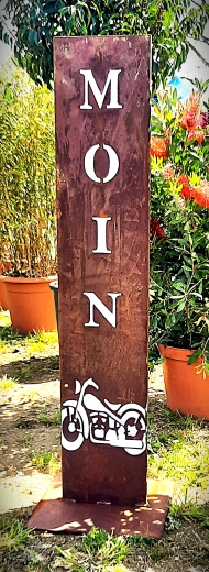 Schild Moin Motorrad