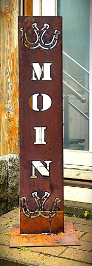 Schild Moin Doppeltes Hufeisen