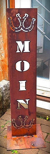 Schild Moin Doppeltes Hufeisen