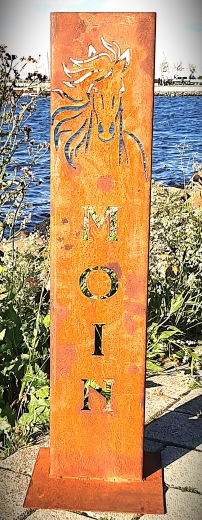 Schild Moin Pferdekopf
