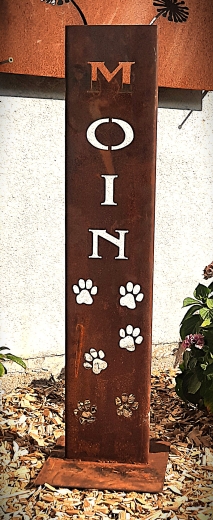 Schild Moin Pfoten ( unten )