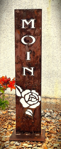 Schild Moin Rosenkopf