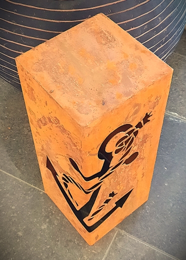 Säule klein, Anker Tau