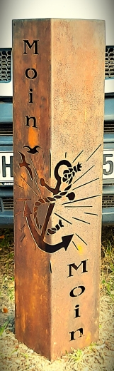 Säule Moin Moin Anker Tau- Sonnenstrahlen