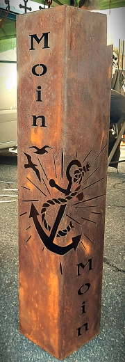 Säule Moin Moin Anker Tau- Sonnenstrahlen