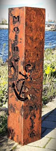 Säule Moin Moin Anker Tau- Sonnenstrahlen