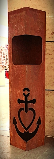 Säule Anker, Glaube, Liebe, Hoffnung ( Astra-Anker ) Öffnung