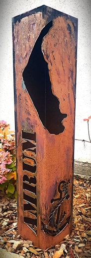 Säule, Insel- Amrum, Anker Tau