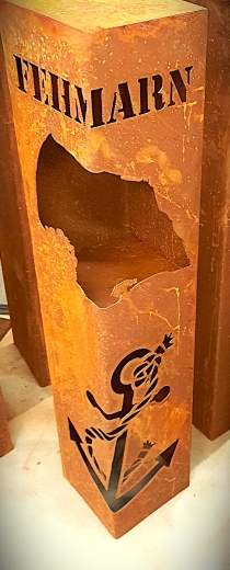 Säule, Insel- Fehmarn, Anker Tau