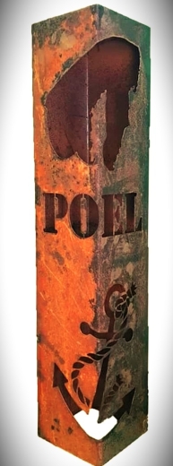 Säule, Insel- Poel, Anker Tau