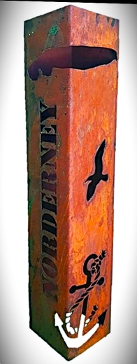 Säule, Insel- Norderney, Anker Tau