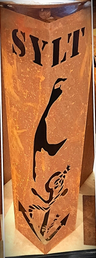 Säule, Insel- Sylt, Anker Tau