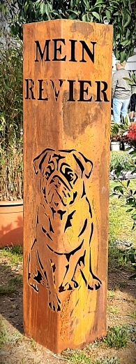 Säule Mein Revier Mops