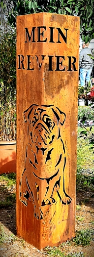 Säule Mein Revier Mops