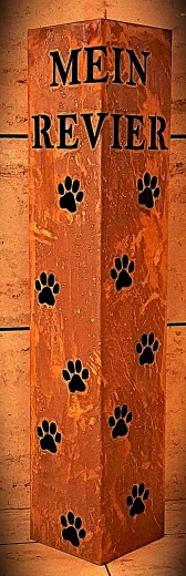 Säule Mein Revier Pfoten