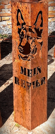 Säule Mein Revier Schäferhund