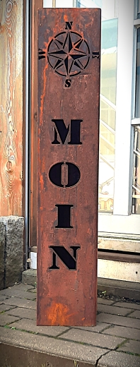 Säule Windrose Moin