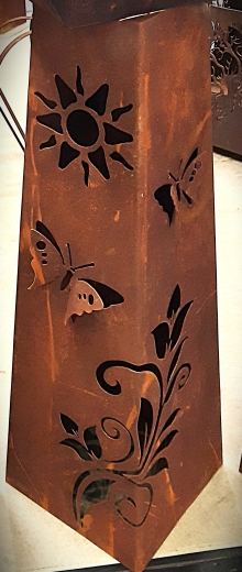 Pyramide Blumenranke, Schmetterlinge 3D, Sonne