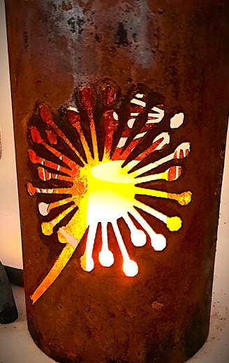 Windlicht Pusteblume