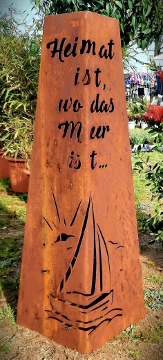 Pyramide Heimat ist, wo dass Meer ist..., Segelschiff