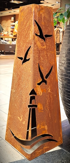 Pyramide Leuchtturm, Möwen