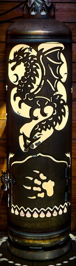 Feuerstelle Drache