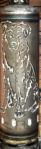 Feuerstelle Australian Shepherd Hund