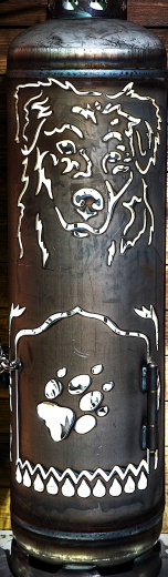 Feuerstelle Australian Shepherd Hund