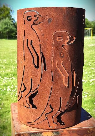 Windlicht Erdmännchen