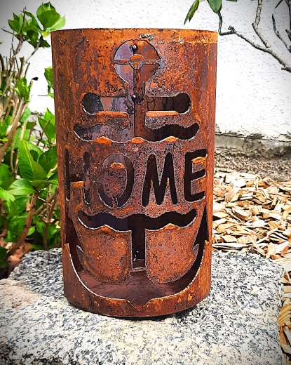 Windlicht Home im Anker